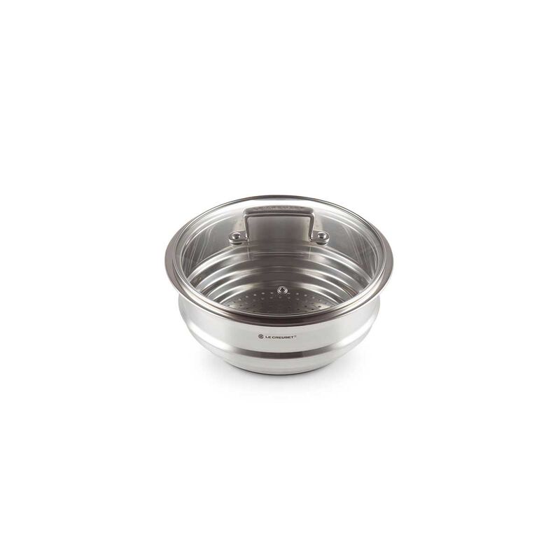 Le Creuset Stainless Steel Multi-steamer with Glass Lid image number 0